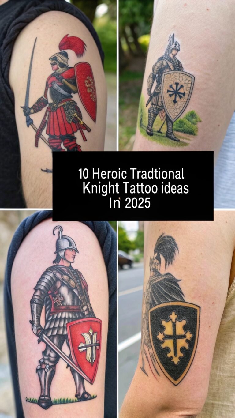 10 Heroic Traditional Knight Tattoo Ideas for the Brave