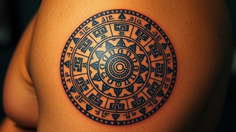 aztec calendar tattoo significance