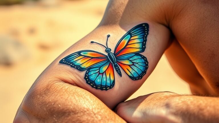 butterfly tattoo symbolism for men