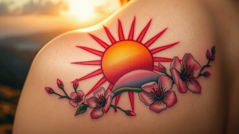 japanese sunrise tattoo symbolism