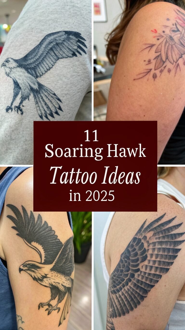 11 Soaring Hawk Tattoo Ideas for the Fearless