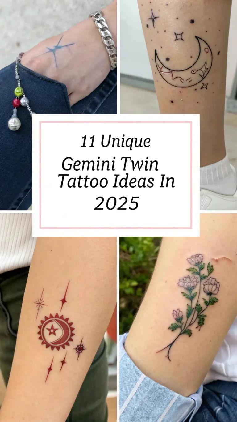 11 Unique Gemini Twin Tattoo Ideas In 2025 for the Special Bond