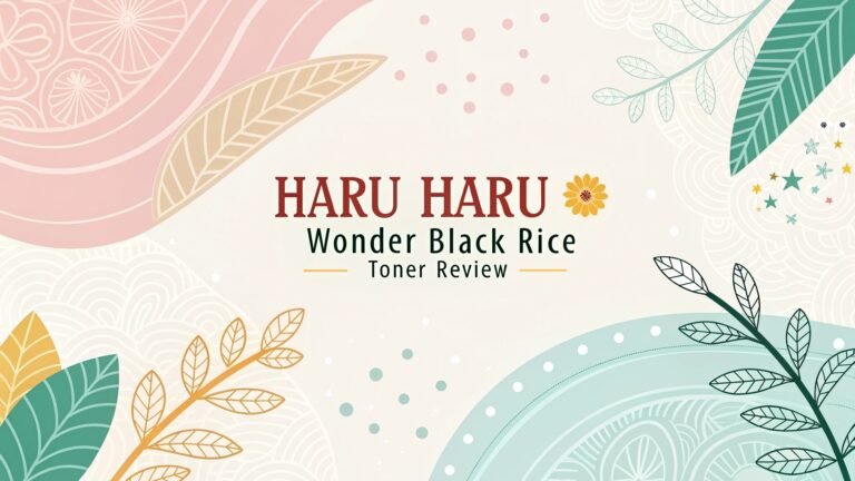 Haru Haru Wonder Black Rice Toner Review: Transform Your Skin