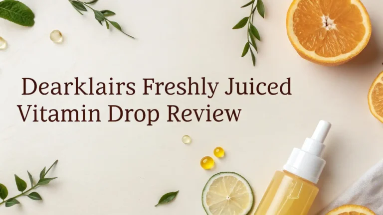 DearKlairs Freshly Juiced Vitamin Drop Review 2026